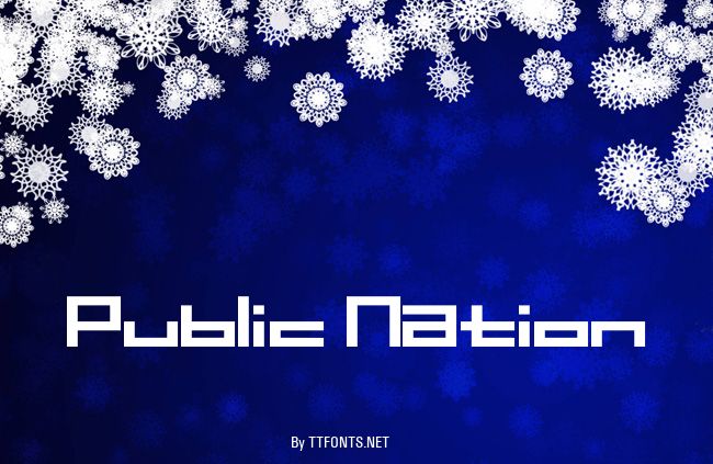 Public Nation example